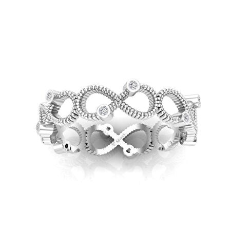 0,06 Karat Pırlanta Tamtur Yüzük