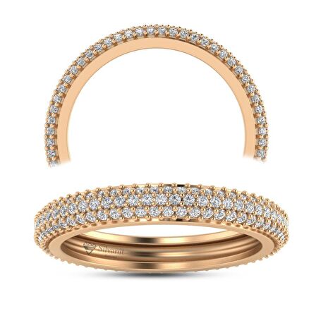 0,70 Karat Pırlanta Tamtur Yüzük