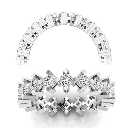 1,80 Karat Pırlanta Tamtur Yüzük