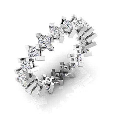 1,80 Karat Pırlanta Tamtur Yüzük