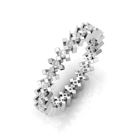 0,35 Karat Pırlanta Tamtur Yüzük