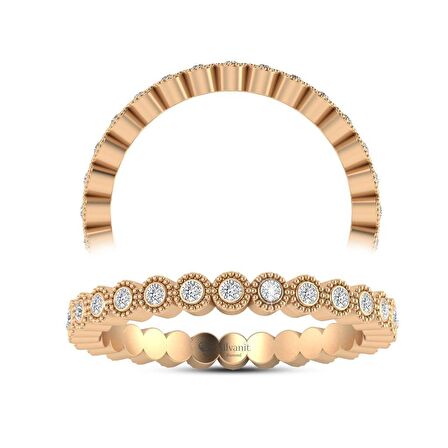 0,20 Karat Pırlanta Tamtur Yüzük