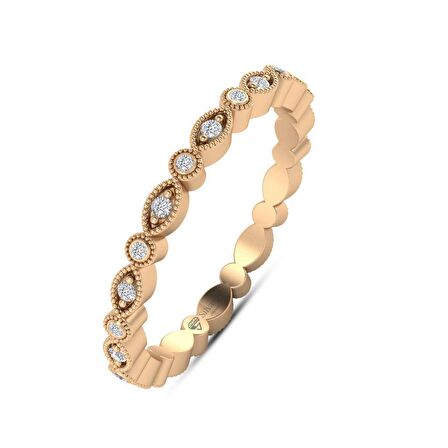 0,12 Karat Pırlanta Tamtur Yüzük