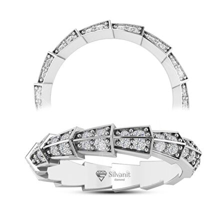 0,55 Karat Pırlanta Tamtur Yüzük