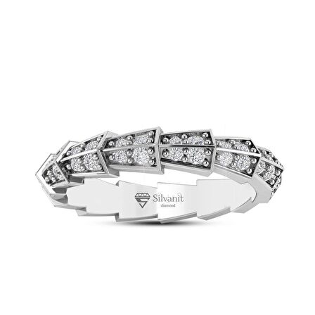 0,55 Karat Pırlanta Tamtur Yüzük