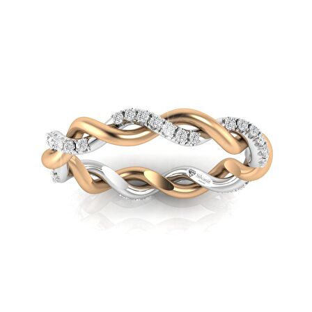 0,15 Karat Pırlanta Tamtur Yüzük