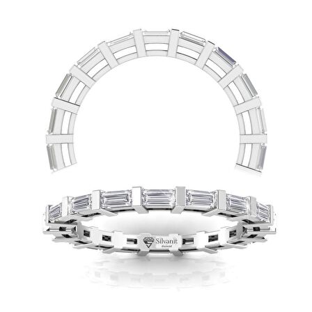 0,80 Karat Tamtur Baget Yüzük