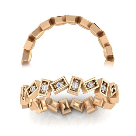 0,20 Karat Pırlanta Tamtur Yüzük