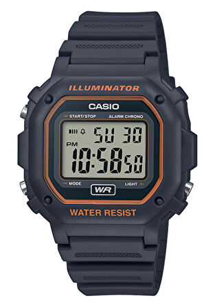 Casio F-108WH-8A2 Gri Orijinal Silikon Saat Kordonu Kayışı