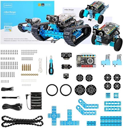 Makeblock mBot Ranger 3'ü 1 Arada Robot Kiti, Metal Malzemeler