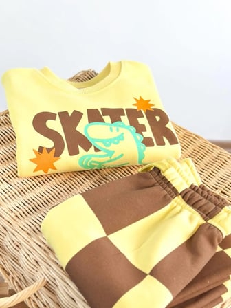 Skater Style Dinosaur Set