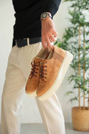 KB-X516 Kuback Taba Süet Günlük Erkek Ayakkabı