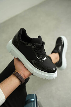 KB-X201 Kuback Siyah Rugan Paraşüt Günlük Erkek Ayakkabı