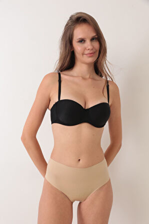 Ten Lazer Kesim Düşük Bel Tangalı Korse Külot