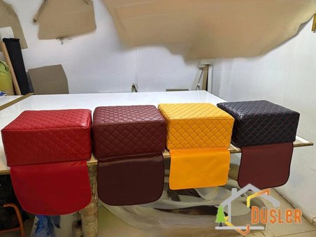 Bordo Baklava Çocuk Tıraş Koltuğu Yükseltici Pufu, Çocuk Berber Koltuğu Traş Pufu,Yükseltici Minder,Çocuk Kuaför Minderi