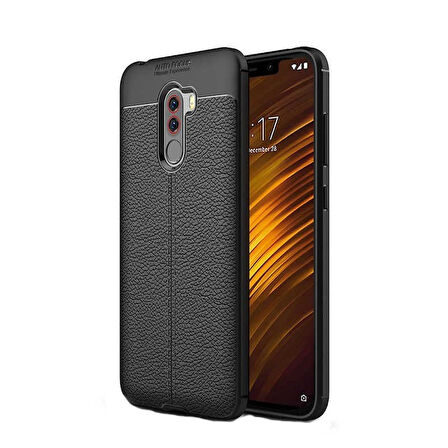 Smcase Xiaomi F1 Deri Dokulu Silikon Kılıf