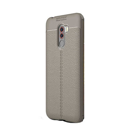 Smcase Xiaomi F1 Deri Dokulu Silikon Kılıf