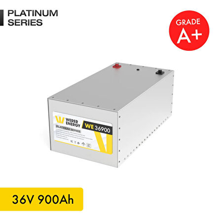 WERER ENERGY 36V 900Ah LiFePO4 Platinum Series Bluetooth'lu Lityum Demir Fosfat Akü 