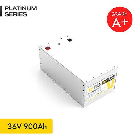 WERER ENERGY 36V 900Ah LiFePO4 Platinum Series Bluetooth'lu Lityum Demir Fosfat Akü 