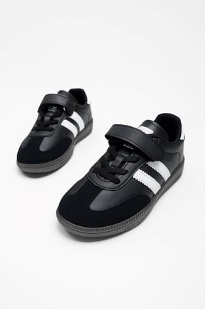 Günlük Unisex Çocuk Sneaker Bağcıklı Hafif Esnek Kaymaz Taban Ayakkabı 105