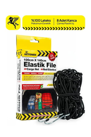 AUTOMİX BAGAJ FİLESİ BÜYÜK BOY ELASTİK 100X140CM