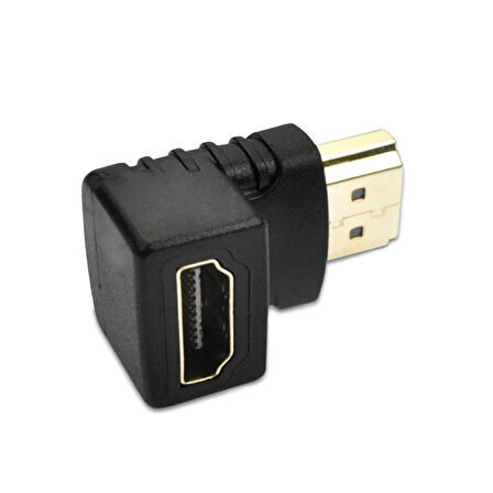  STC-0239 Hdmi Dirsek 90 Adaptörü Hdmi Erkek Dişi - Hdmi L Çevirici Uzatma