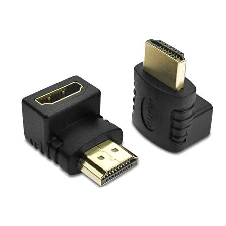  STC-0239 Hdmi Dirsek 90 Adaptörü Hdmi Erkek Dişi - Hdmi L Çevirici Uzatma