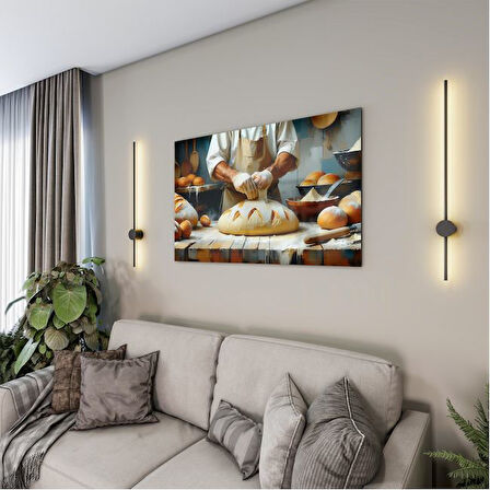 Mesleki Cam Tablo - Aşçı - Yatay Motif 01-150