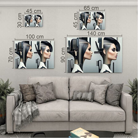 Mesleki Cam Tablo - Berber - Yatay Motif 03-134