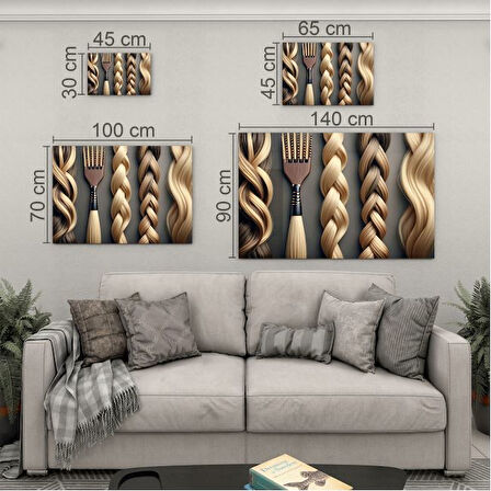 Mesleki Cam Tablo - Berber - Yatay Motif 03-167