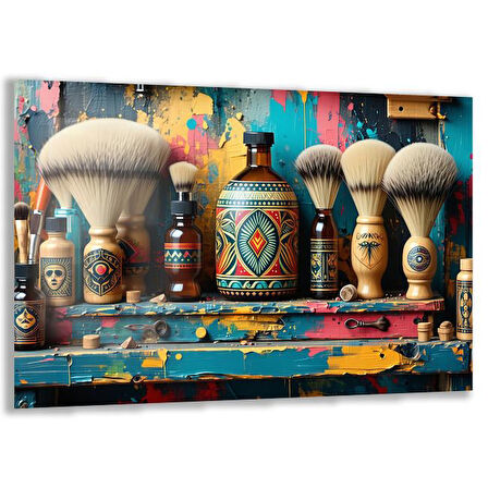 Mesleki Cam Tablo - Berber - Yatay Motif 03-184