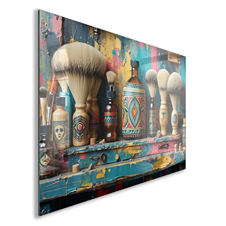 Mesleki Cam Tablo - Berber - Yatay Motif 03-184