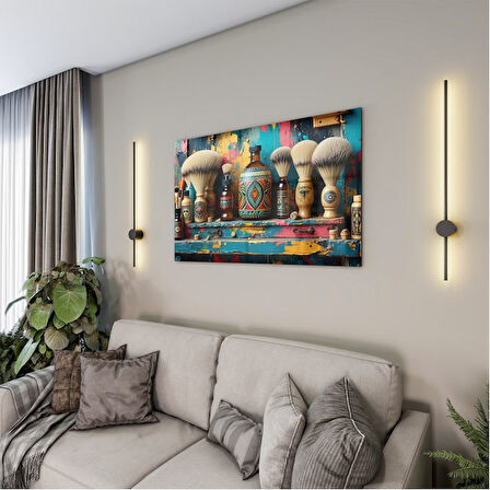 Mesleki Cam Tablo - Berber - Yatay Motif 03-184