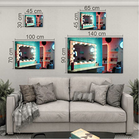 Mesleki Cam Tablo - Berber - Yatay Motif 03-198