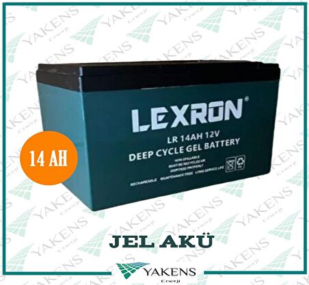 14 Amper Jel Akü Lexron