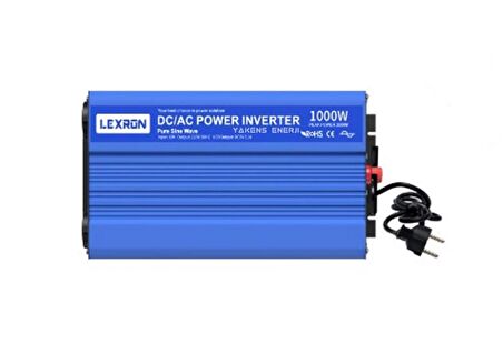 1000 Watt 12V UPS (Şebeke Şarjlı) Tam Sinüs İnverter Lexron