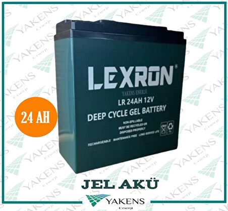 24 Amper Jel Akü Lexron