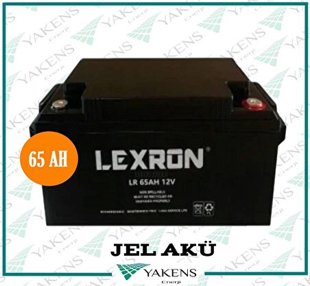 65 Amper Jel Akü Lexron