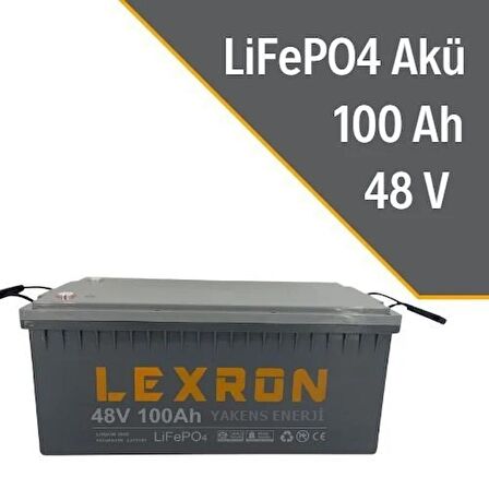 100Ah 48V LiFePO4 Pil Lityum Akü Lexron