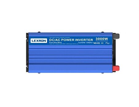 3000 Watt 12V Tam Sinüs İnverter Lexron