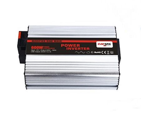 600 Watt 12V Modifiye Sinüs İnverter Carspa