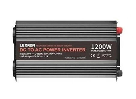 1200 Watt 24V Modifiye Sinüs İnverter Lexron