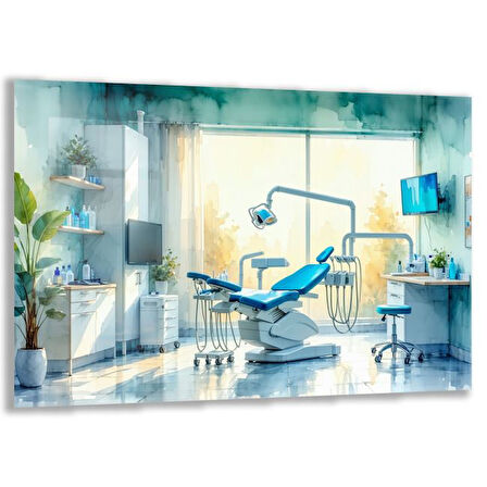 Mesleki Cam Tablo - Doktor - Yatay Motif 05-166