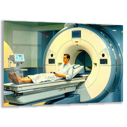 Mesleki Cam Tablo - Doktor - Yatay Motif 05-190