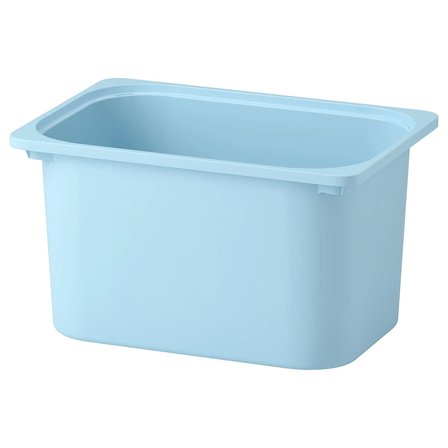 TROFAST açık mavi 42x30x23 cm saklama kutusu
