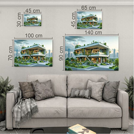 Mesleki Cam Tablo - Mimar - Yatay Motif 07-124