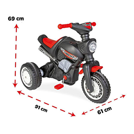 07 323 Cobra Pedallı Motosiklet