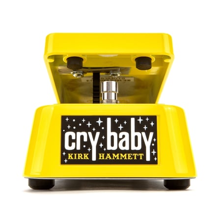 Jim Dunlop KH95Y Kirk Hammett Yellow Sparkle Wah Pedalı