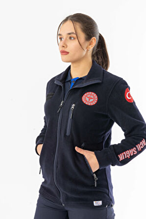 112 Acil Tıp Teknisyeni Fermuarlı Polar Ceket Unisex (ATT006)