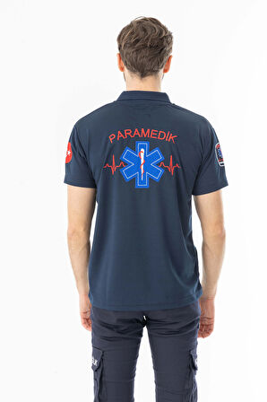 112 Acil Paramedik T-Shirt Unisex Lacivert (ATT002)